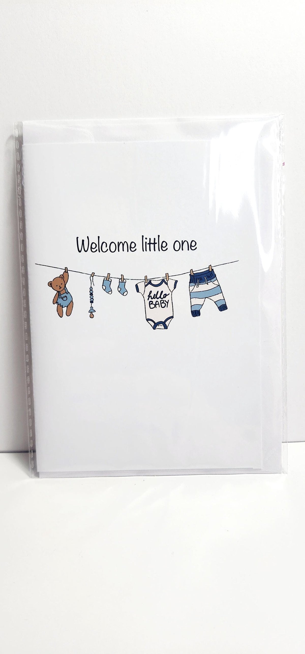 Greeting Card | Welcome Baby Blue