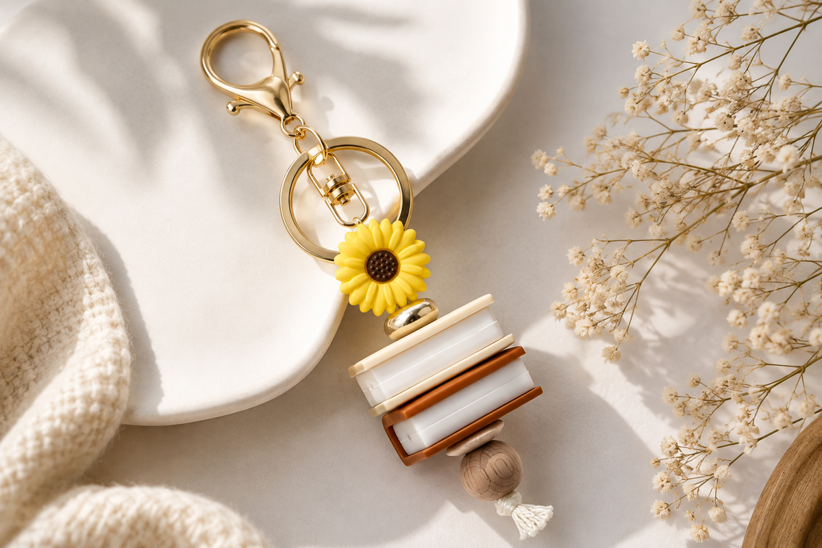 Daisy Keychain