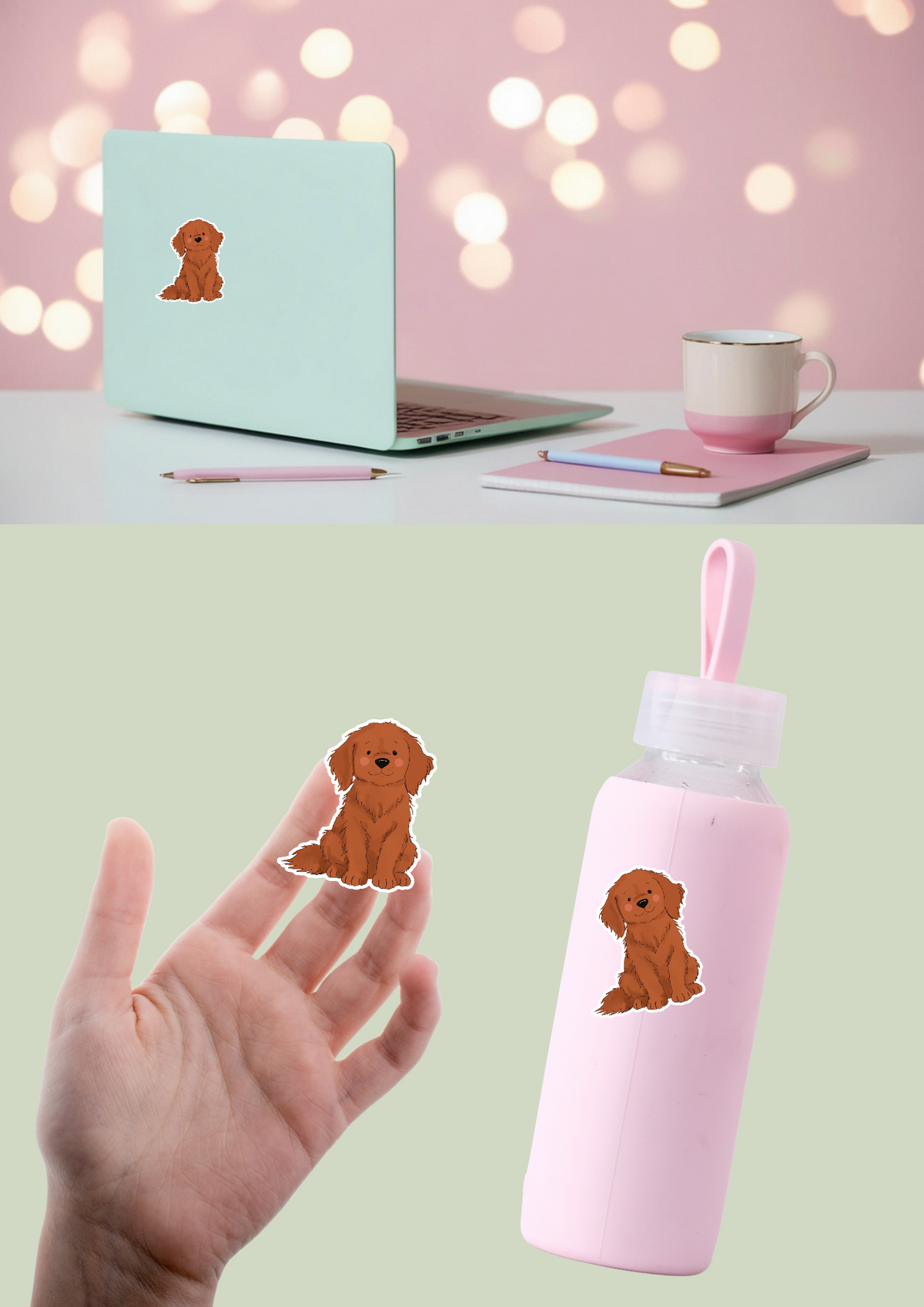 Retriever Sticker - Red - 117