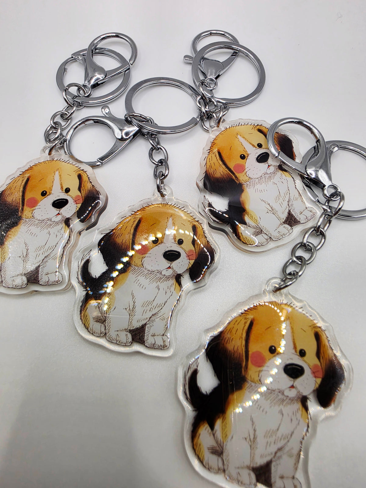 Beagle Keychain - Tricolour - 142