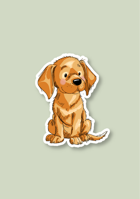 Vizsla Sticker - Golden - 067