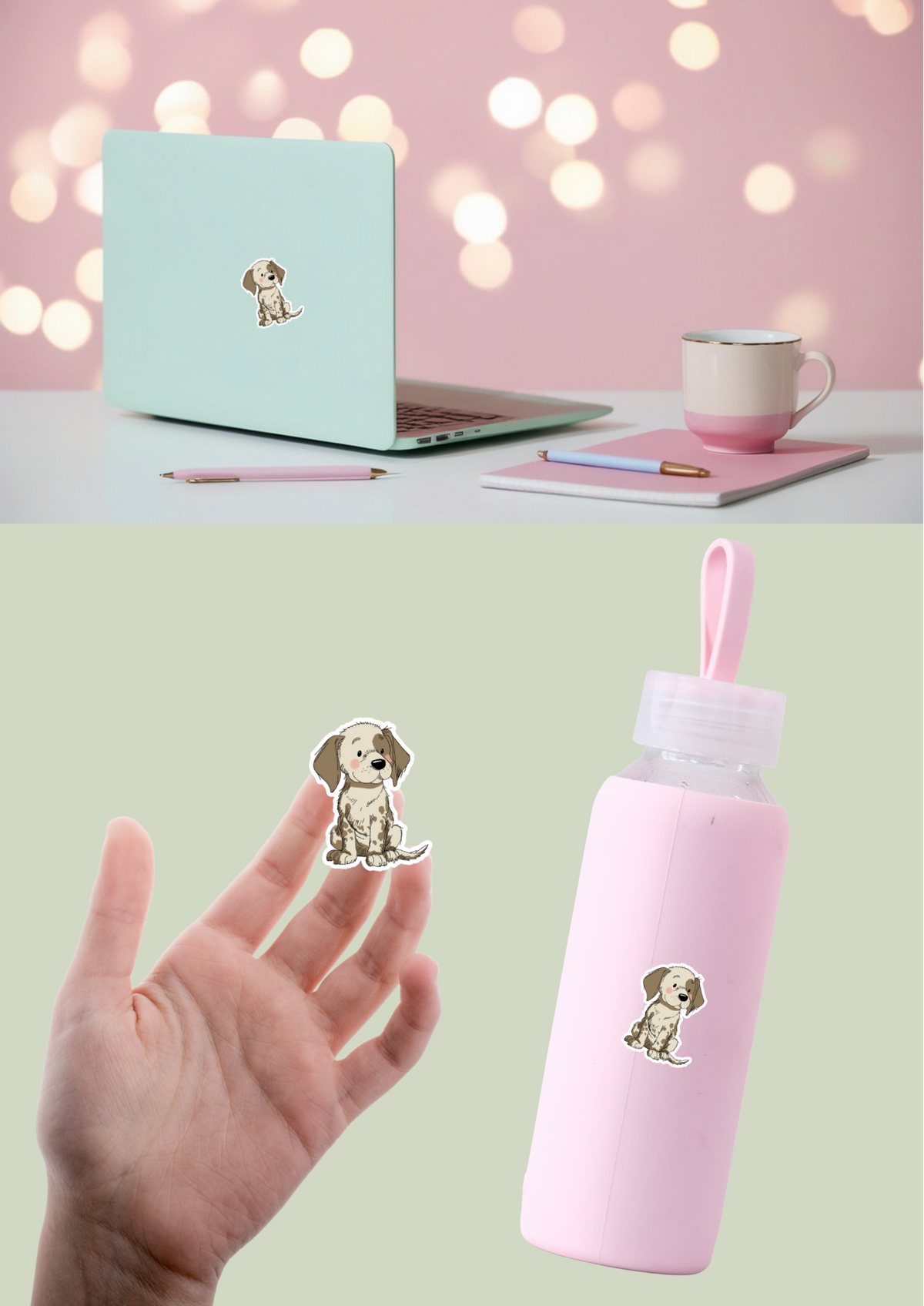 Weimaraner Sticker - Grey - 068