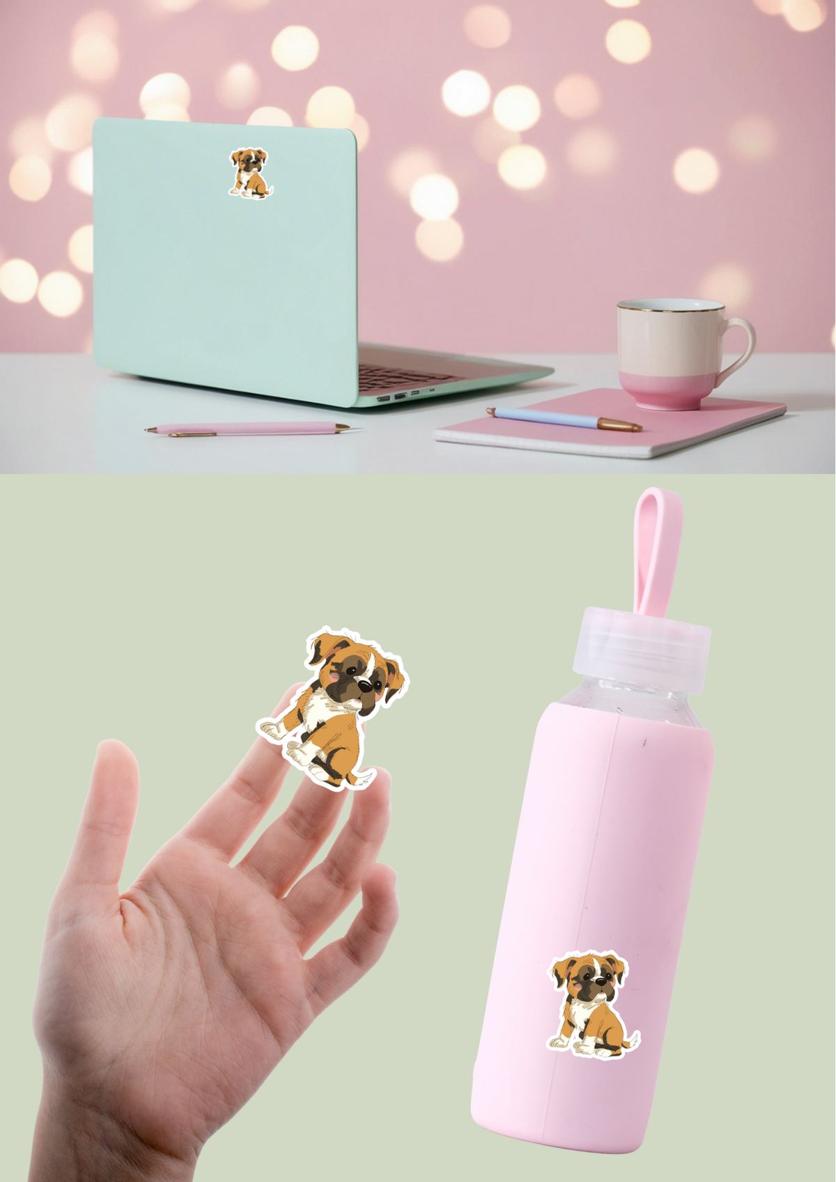 Boxer Sticker - Fawn - 037