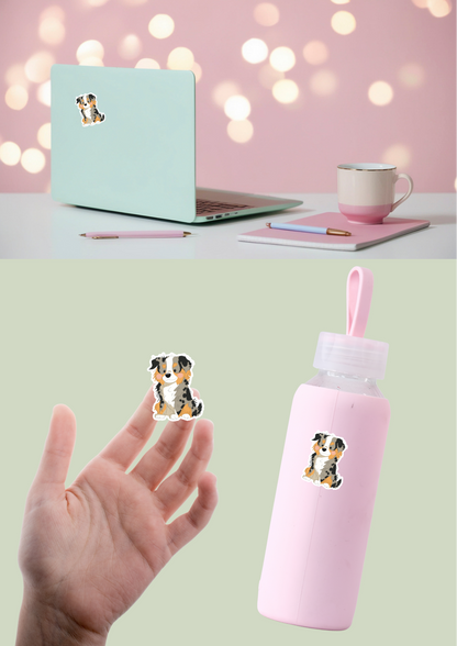Aussie Shepherd Sticker - Red Merle - 035