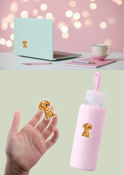 Vizsla Sticker - Golden - 067