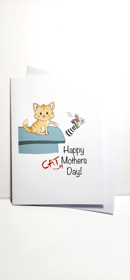 Cat Mum Mothers Day Card