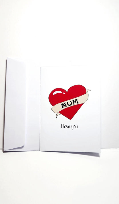 Heart Mothers Day Card