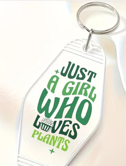 Plant Lover | White Motel Keychain