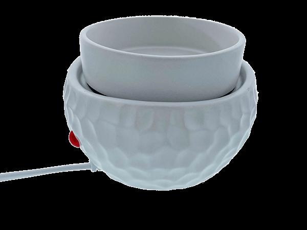 Electric Burner - Spa Matt White Heat Pad Aroma Glow™