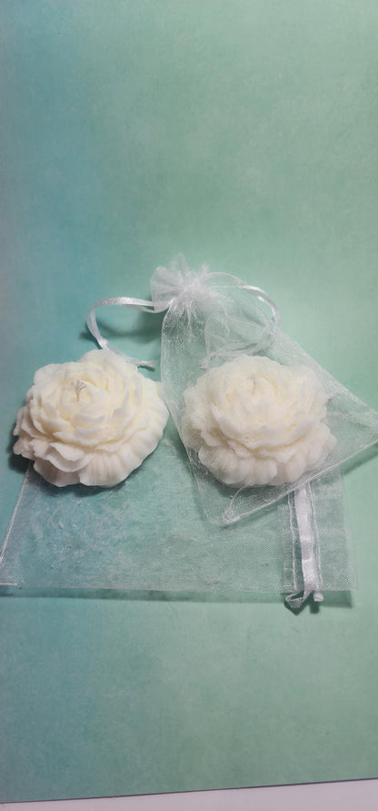 Peony Pillar Candle