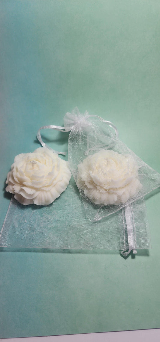 Peony Pillar Candle