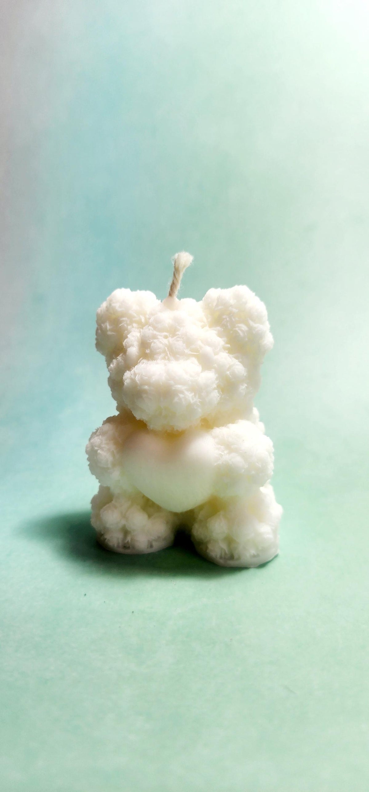 Teddy Bear Pillar Candle