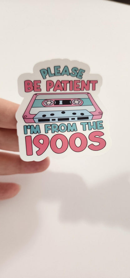 1900 Retro Funny Sticker