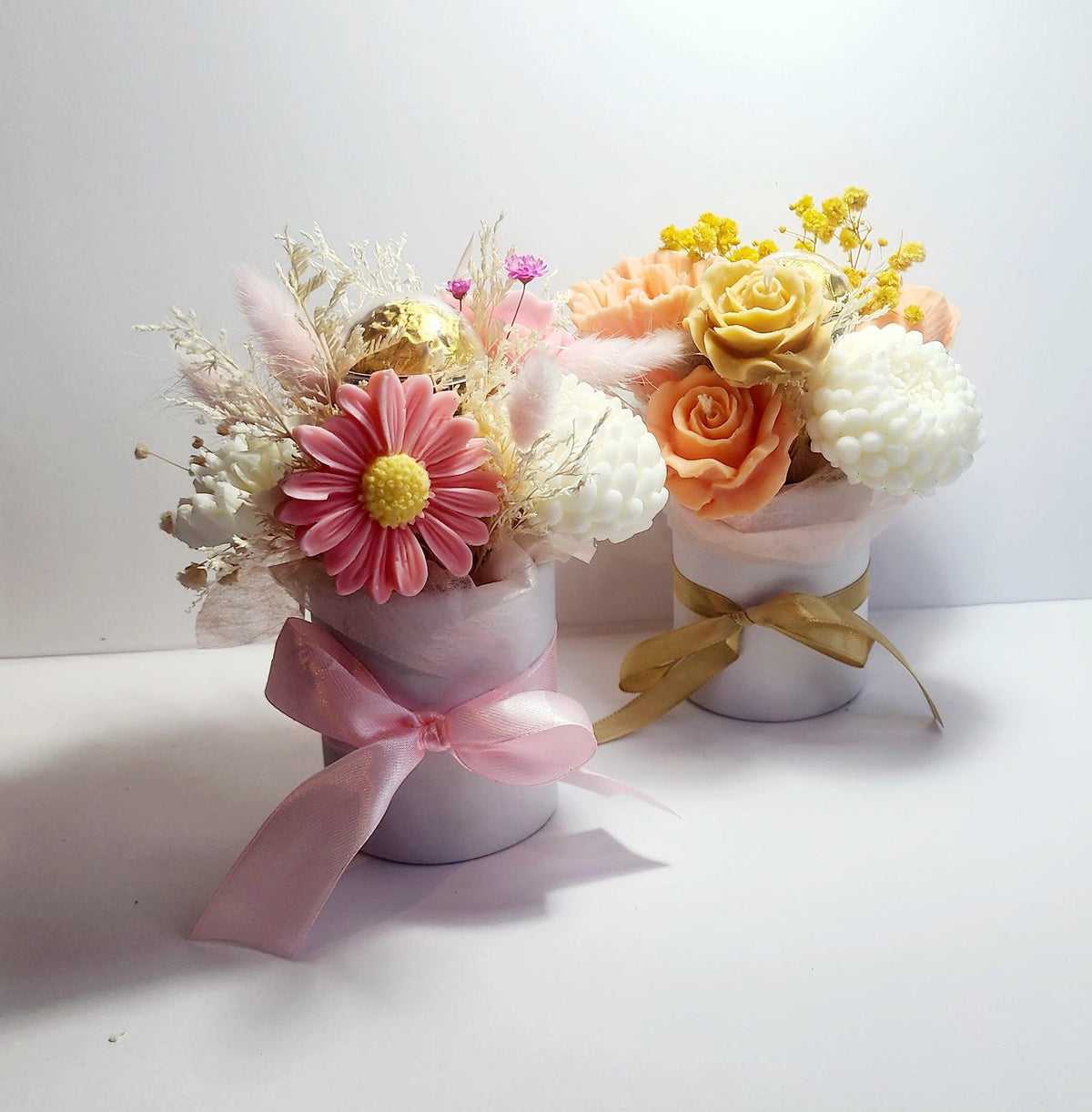 Candle Bouquet - Small Hat Box