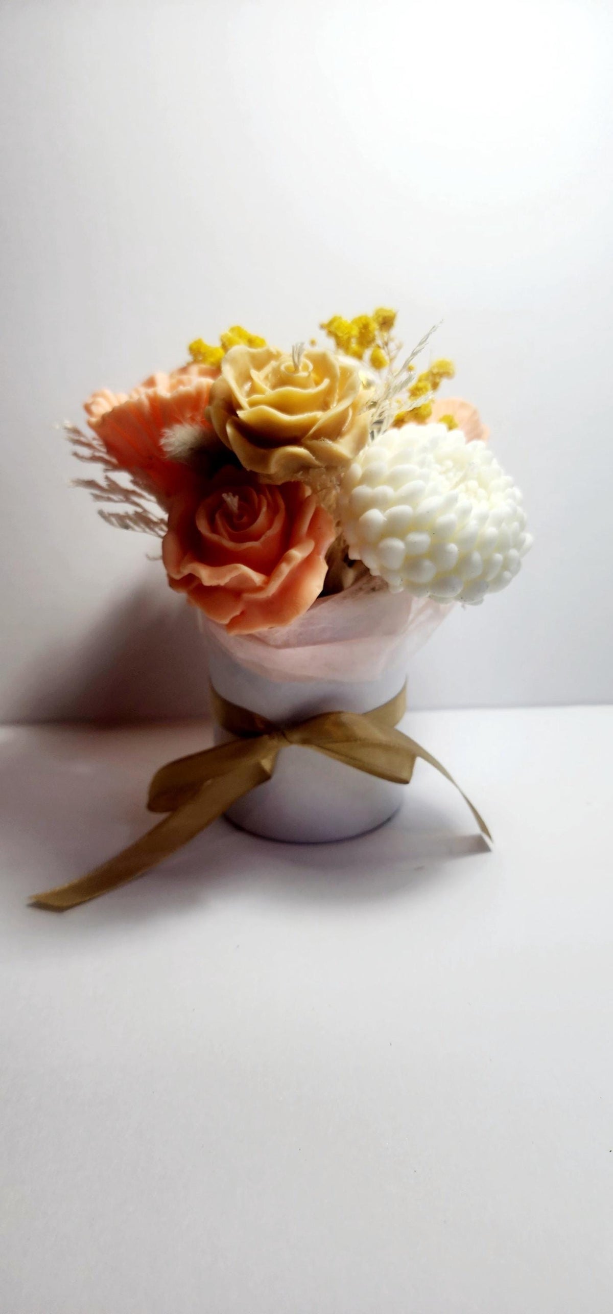 Candle Bouquet - Small Hat Box
