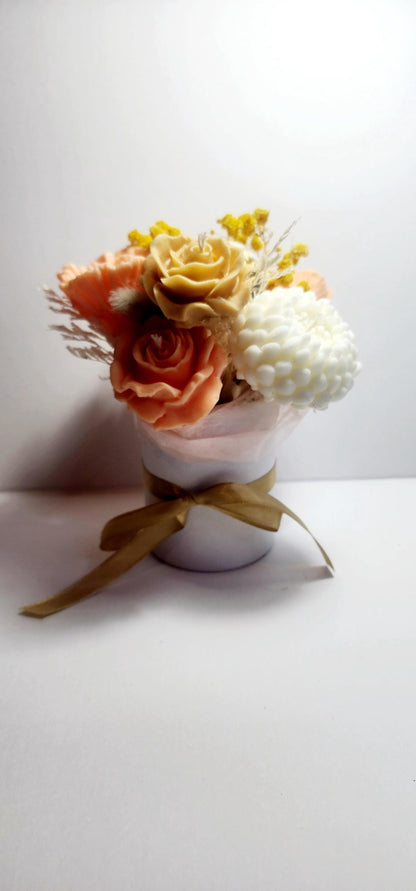 Candle Bouquet - Small Hat Box