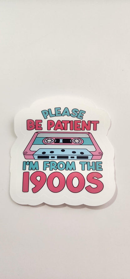 The 1900 Retro Funny Sticker