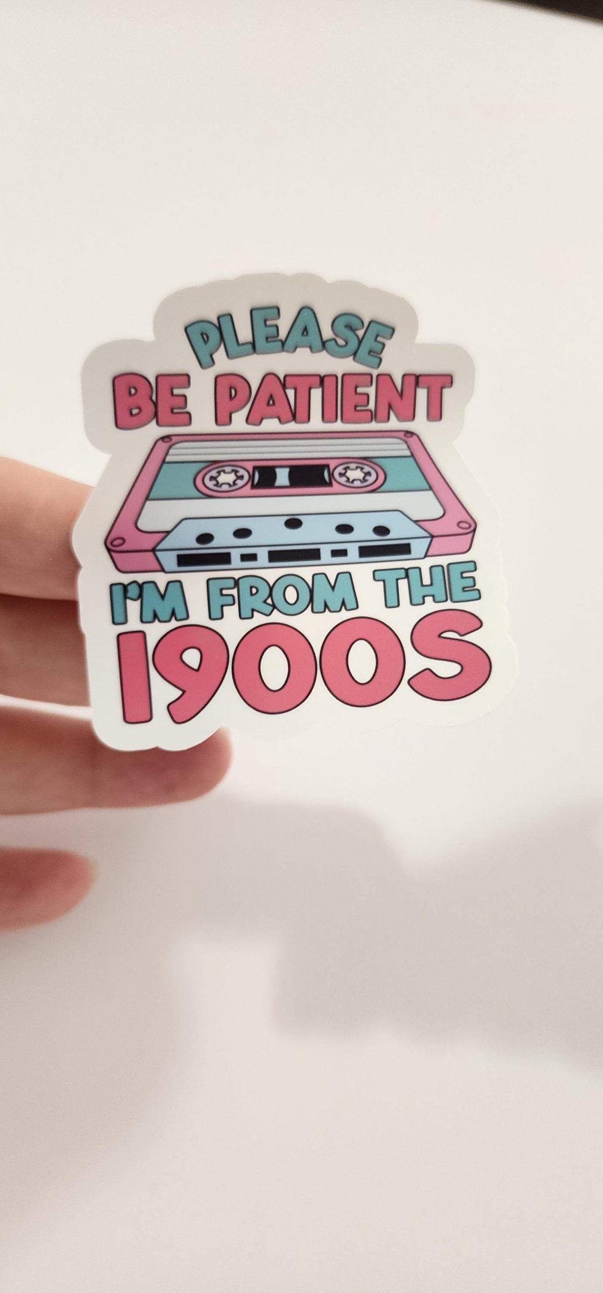 The 1900 Retro Funny Sticker