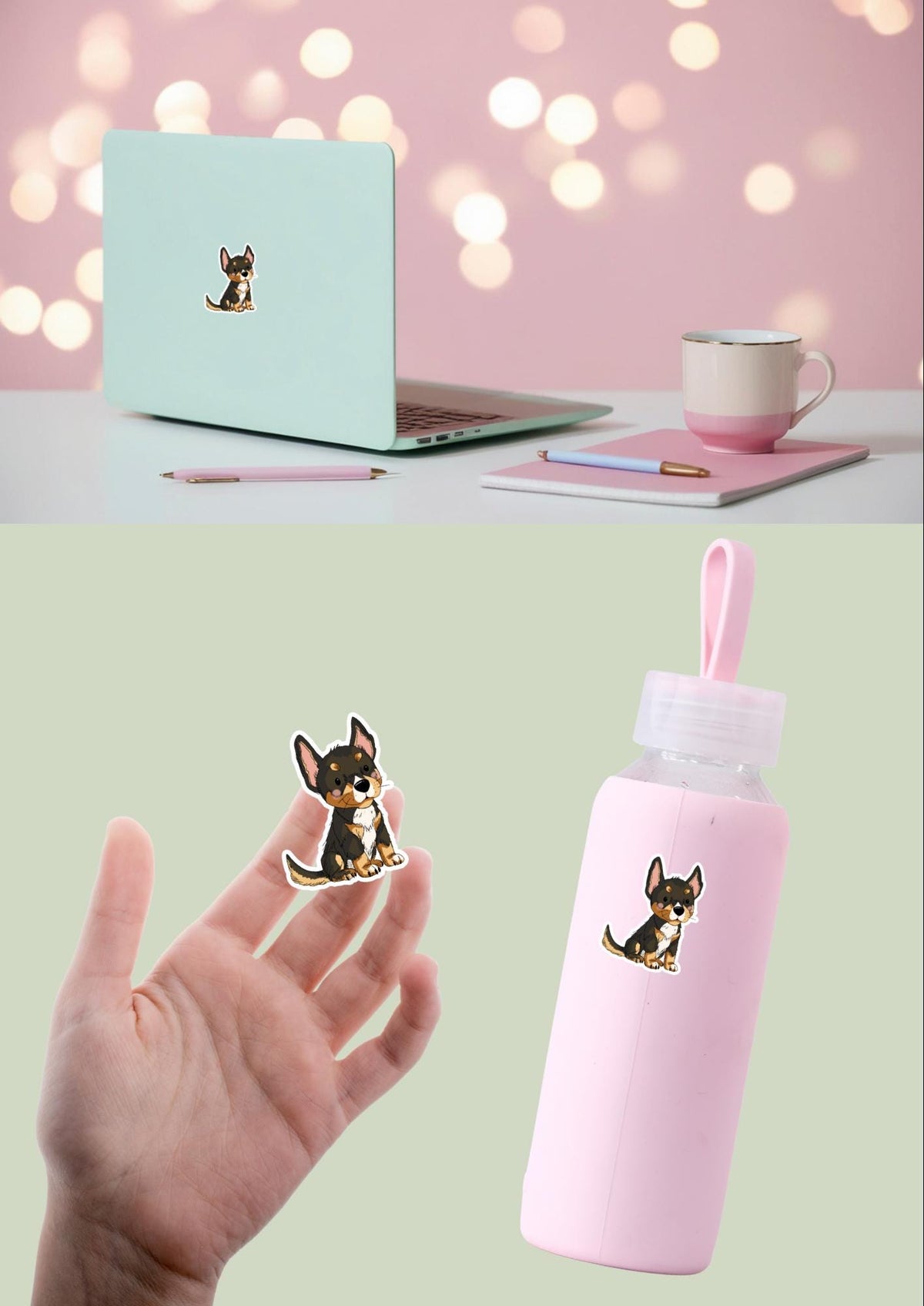 Pet Sticker – 029 Kelpie Black Tricolour