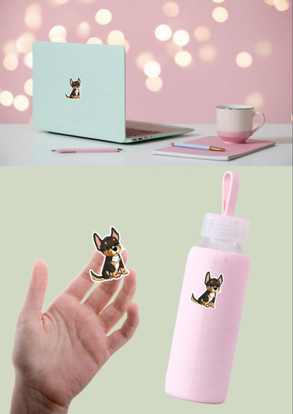 Pet Sticker – 029 Kelpie Black Tricolour