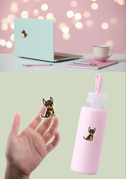 Pet Sticker – 026 Kelpie Black and Tan