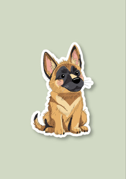 Pet Sticker – 022 Belgian Malinois Cream