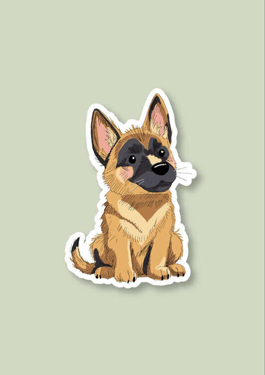 Pet Sticker – 022 Belgian Malinois Cream