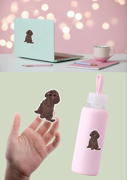 Pet Sticker – 020 Cavoodle Brown