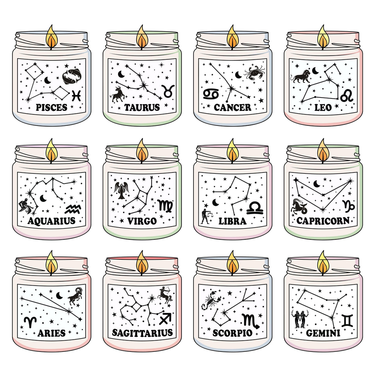 Zodiac Sticker
