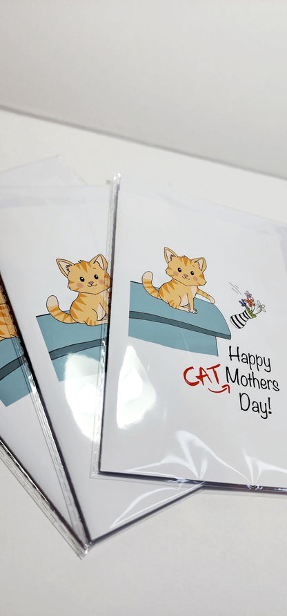 Cat Mum Mothers Day Card