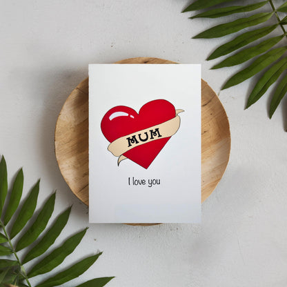 Heart Mothers Day Card