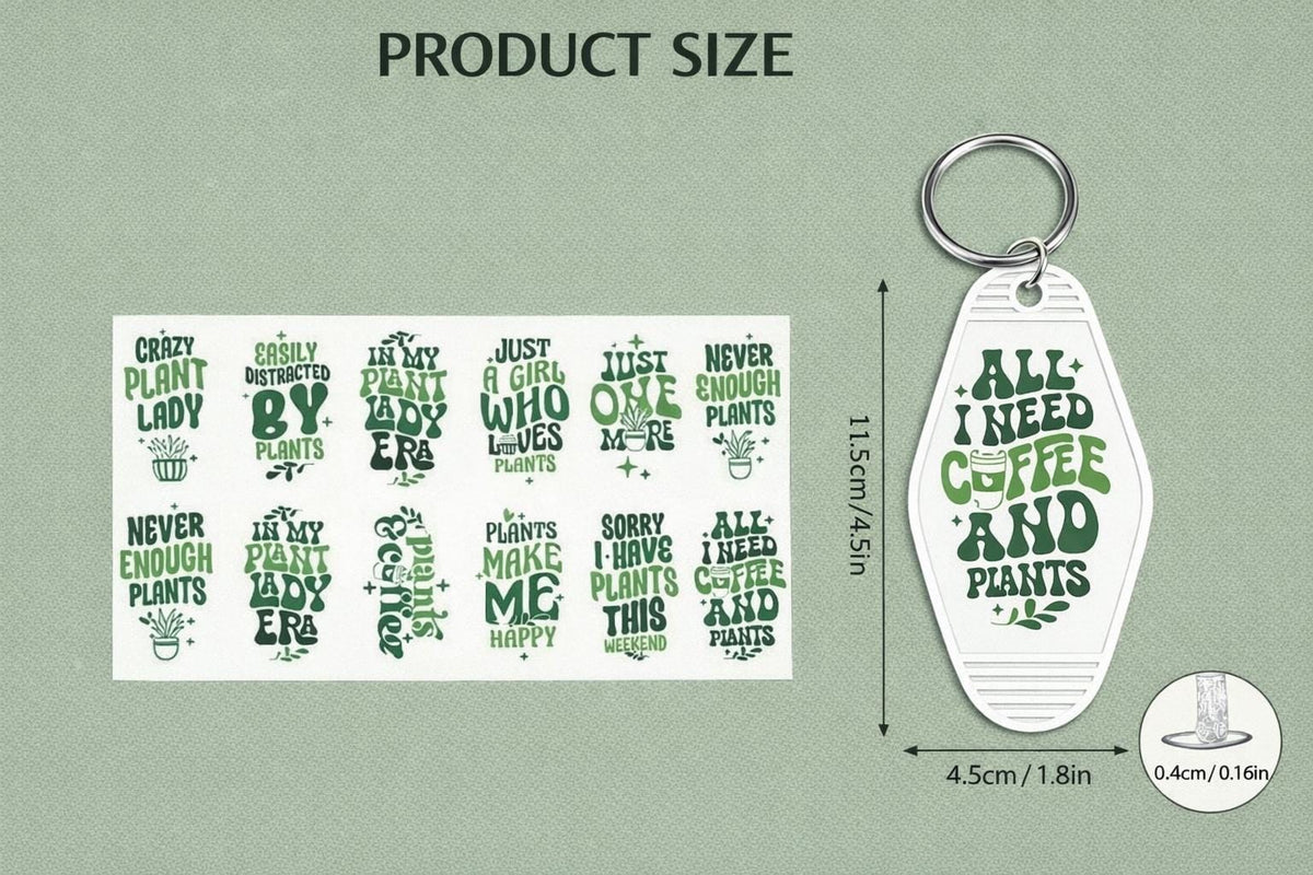 Plant Lover | White Motel Keychain