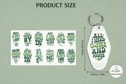 Plant Lover | White Motel Keychain