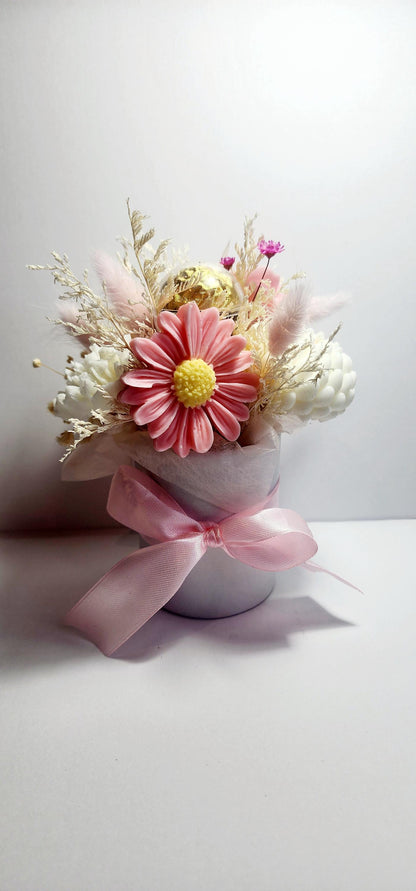 Candle Bouquet - Small Hat Box