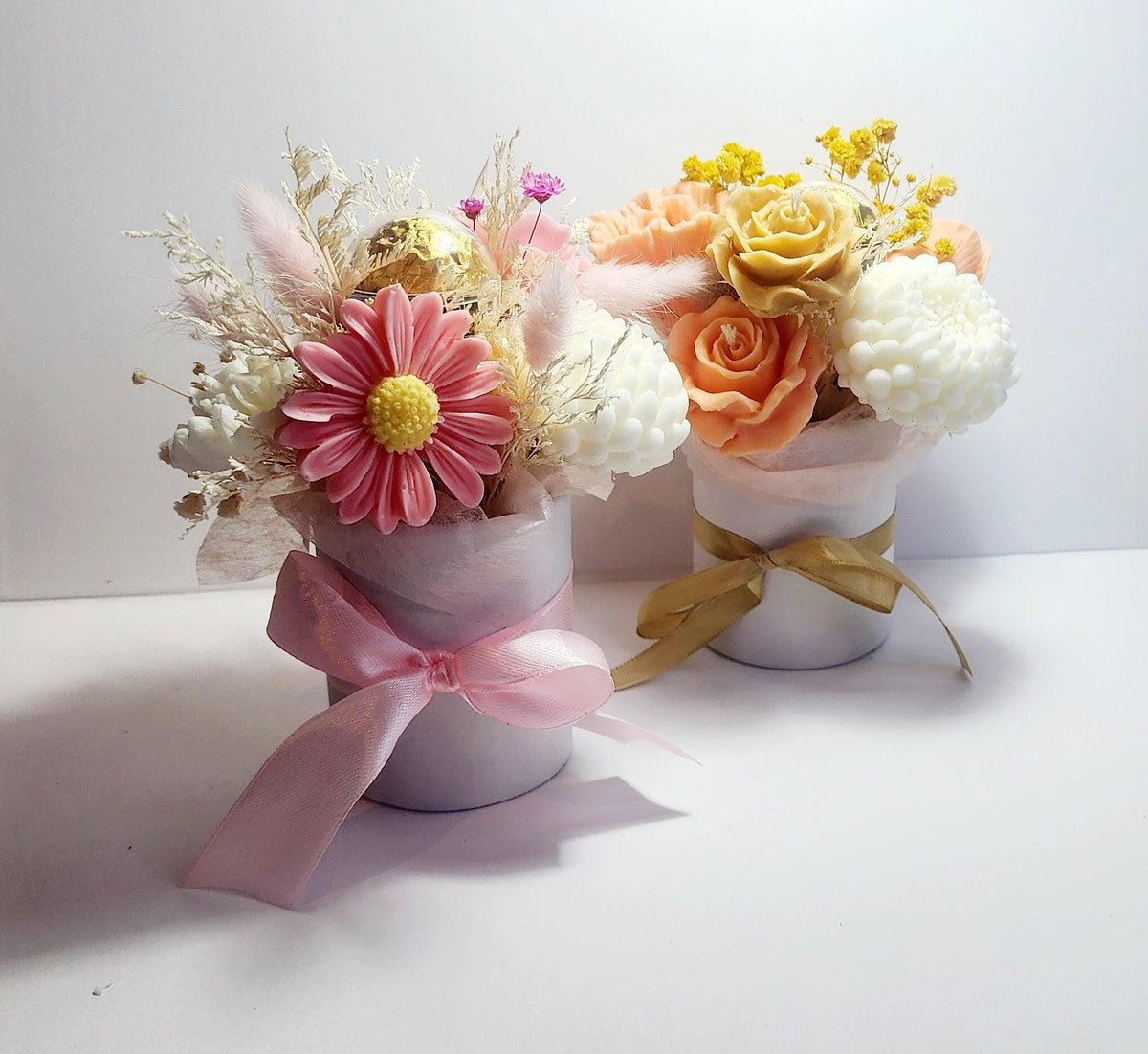 Candle Bouquet - Small Hat Box