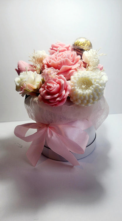 Candle Bouquet - Large Hat Box