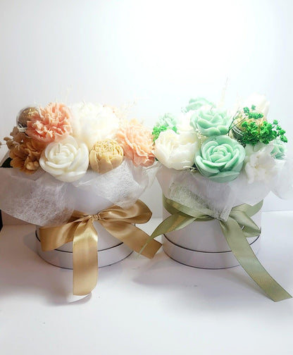 Candle Bouquet - Large Hat Box