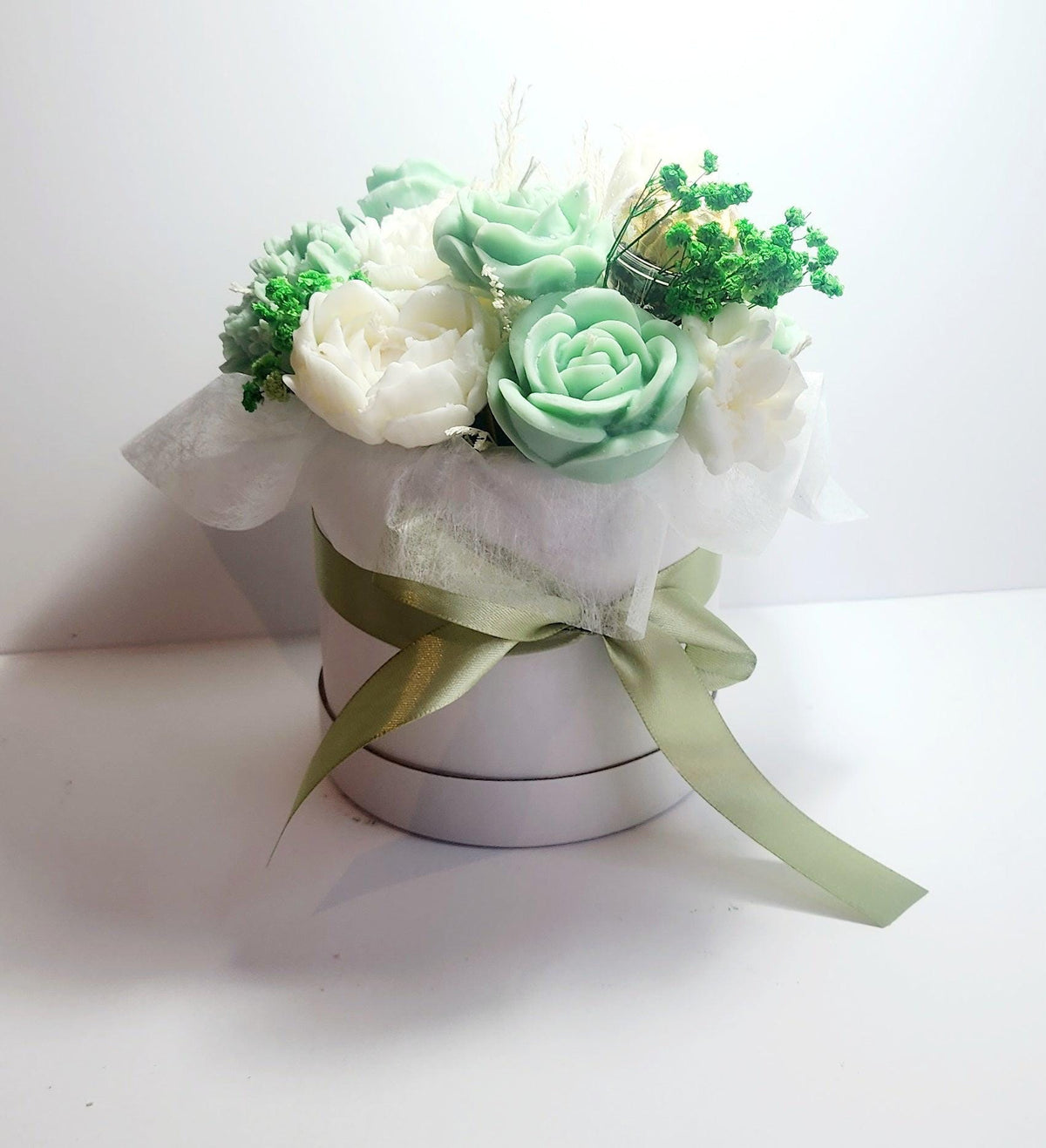 Candle Bouquet - Large Hat Box