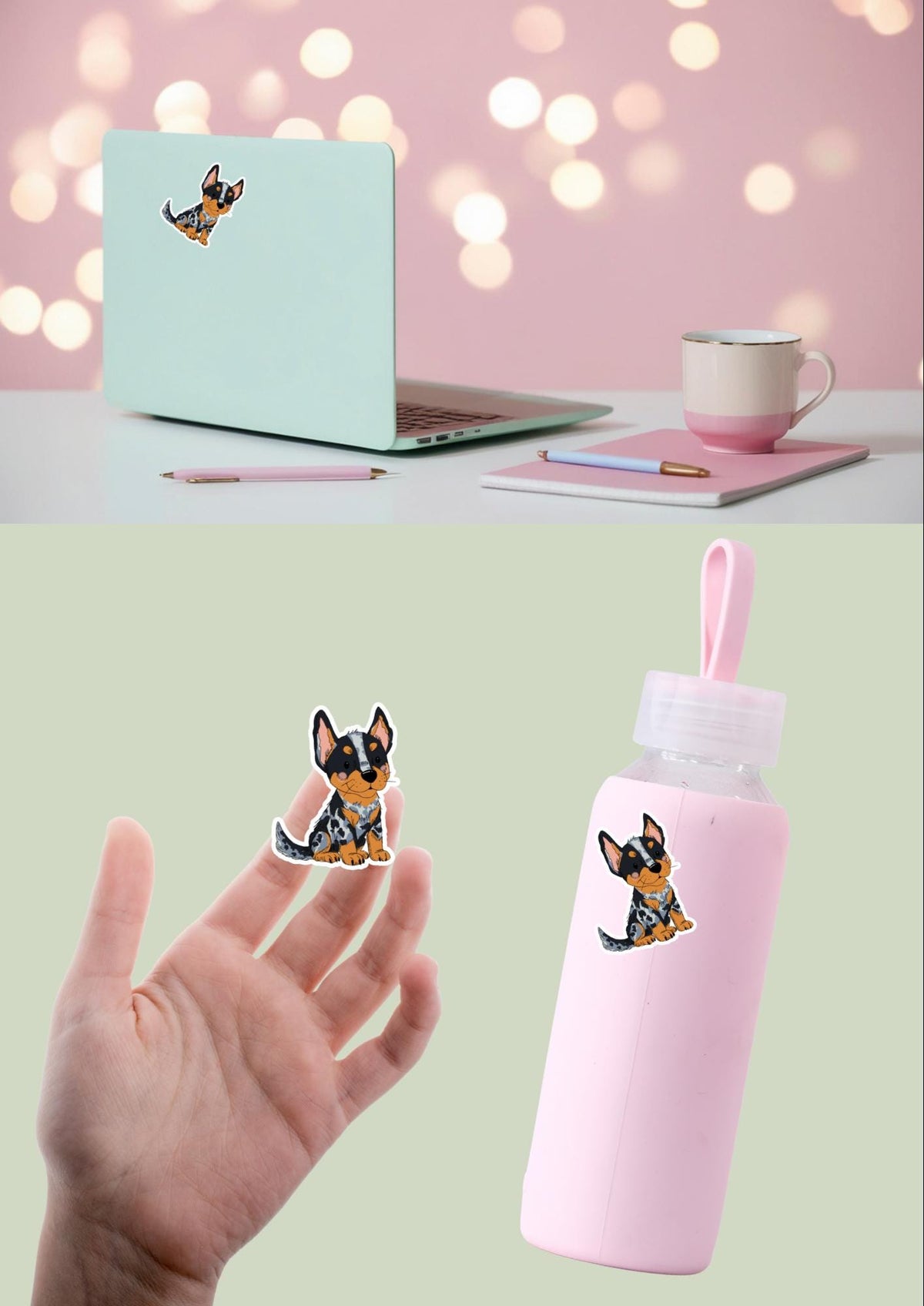 Pet Sticker – 031 Heeler Blue