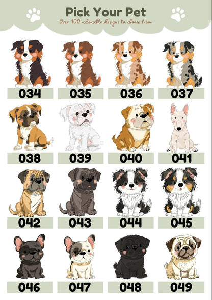 Pet Sticker – 030 Doberman Black and Tan