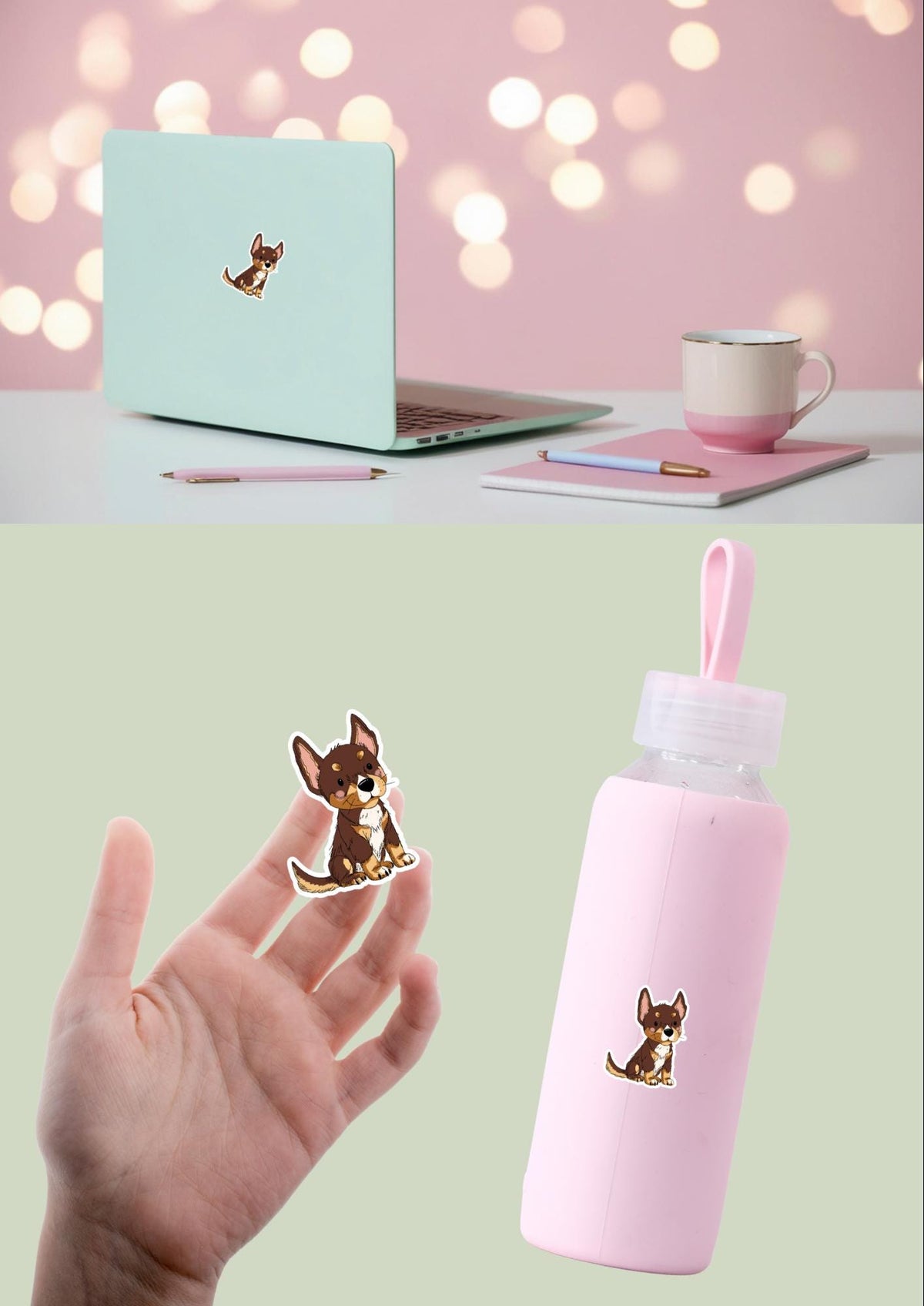 Pet Sticker – 028 Kelpie Red Tricolour