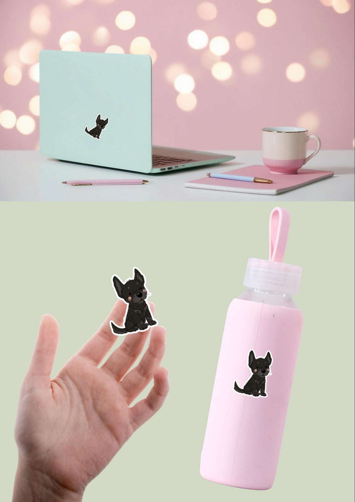 Pet Sticker – 025 Kelpie Black