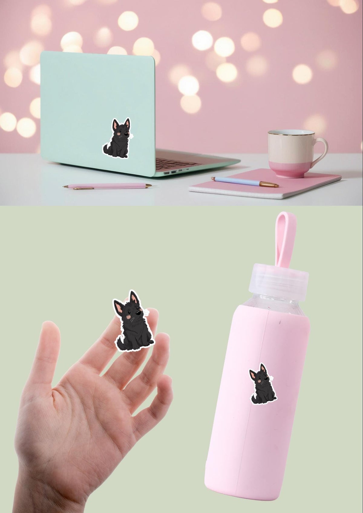 Pet Sticker – 024 German Shepherd Black