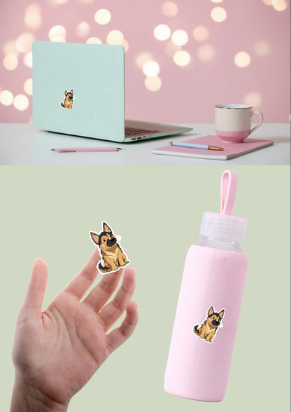 Pet Sticker – 023 German Shepherd Cream