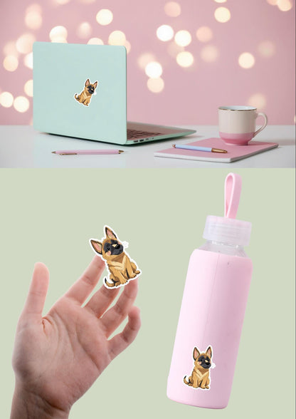 Pet Sticker – 022 Belgian Malinois Cream
