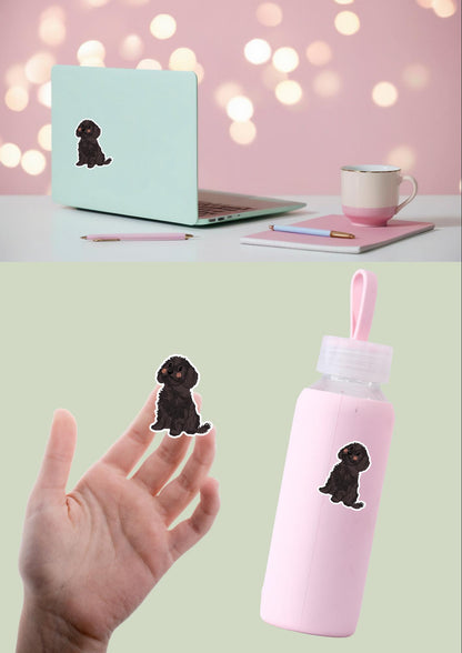 Pet Sticker – 019 Cavoodle Black