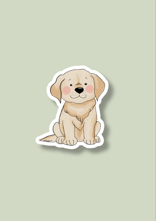 Pet Sticker – 014 Labrador Retriever Yellow
