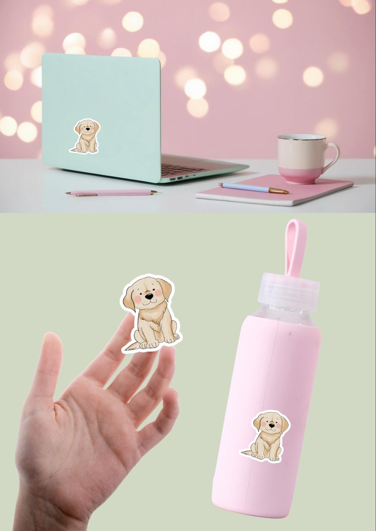 Pet Sticker – 014 Labrador Retriever Yellow