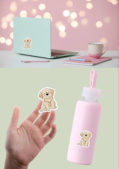 Pet Sticker – 014 Labrador Retriever Yellow