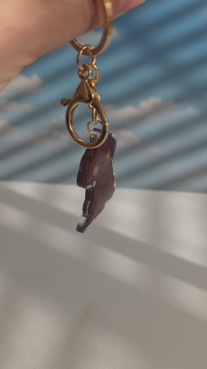 Labrador Keychain - Chocolate - 013